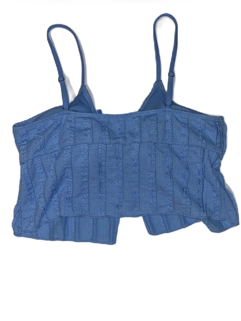 No Boundaries Blue Femme Lace Swim Set Tankini Top & String Bikini L (12-14) - Picture 6 of 12